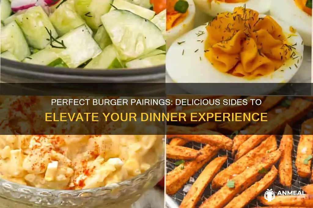 what goes well with burgers for dinner