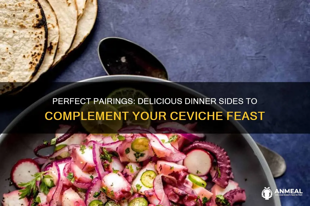 what goes well with ceviche for dinner