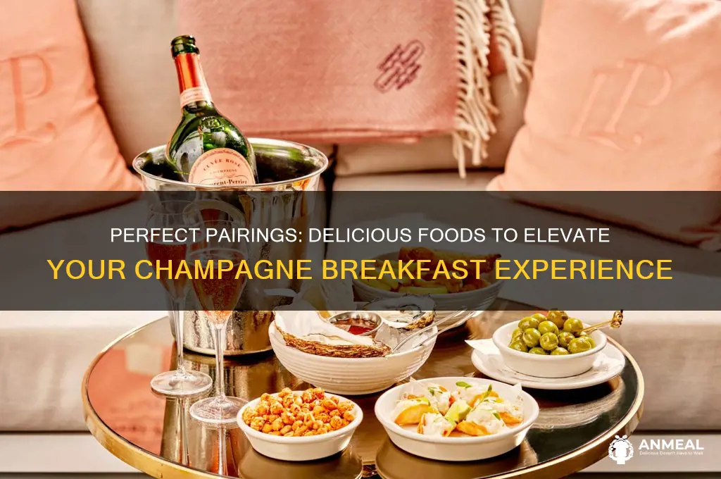 what goes well with champagne breakfast