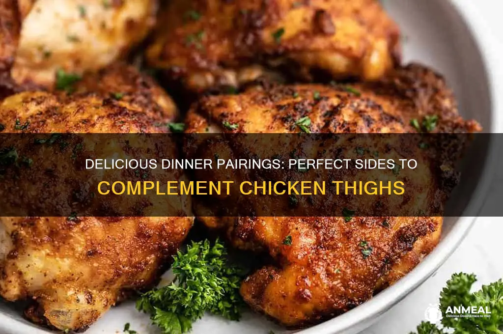 what goes well with chicken thighs for dinner