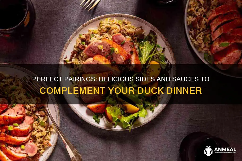 what goes well with duck for dinner