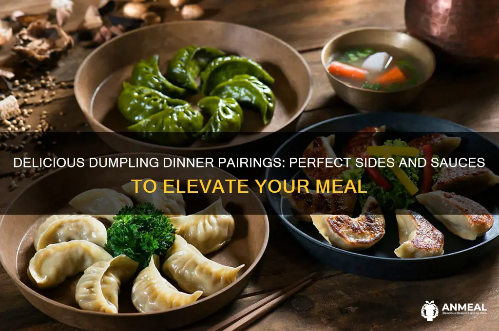 what goes well with dumplings for dinner