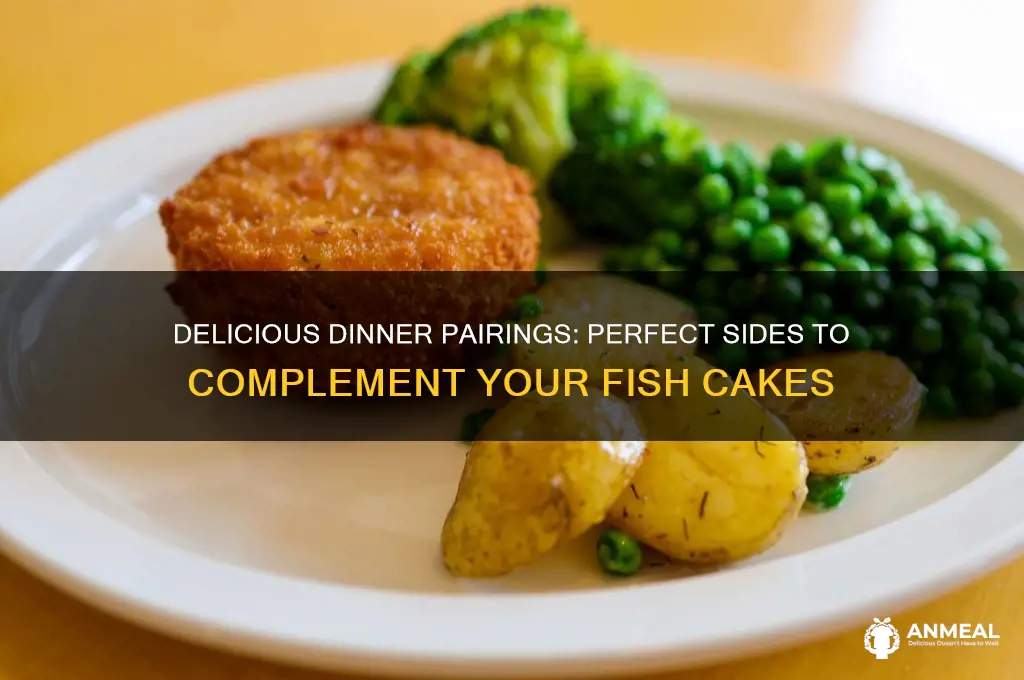 what goes well with fish cakes for dinner