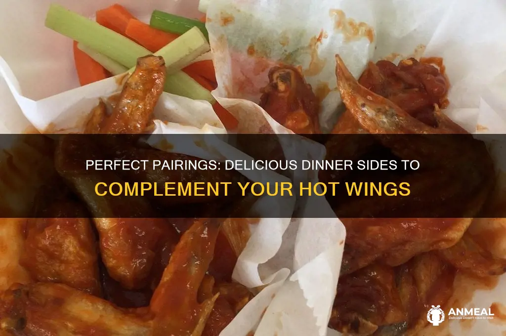 what goes well with hot wings for dinner
