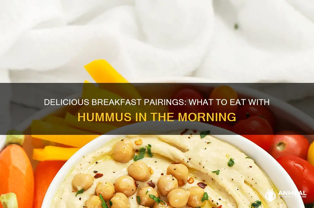 what goes well with hummus for breakfast