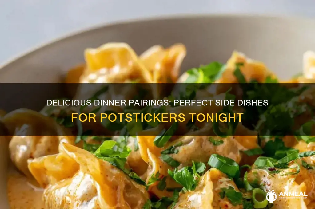 what goes well with potstickers for dinner