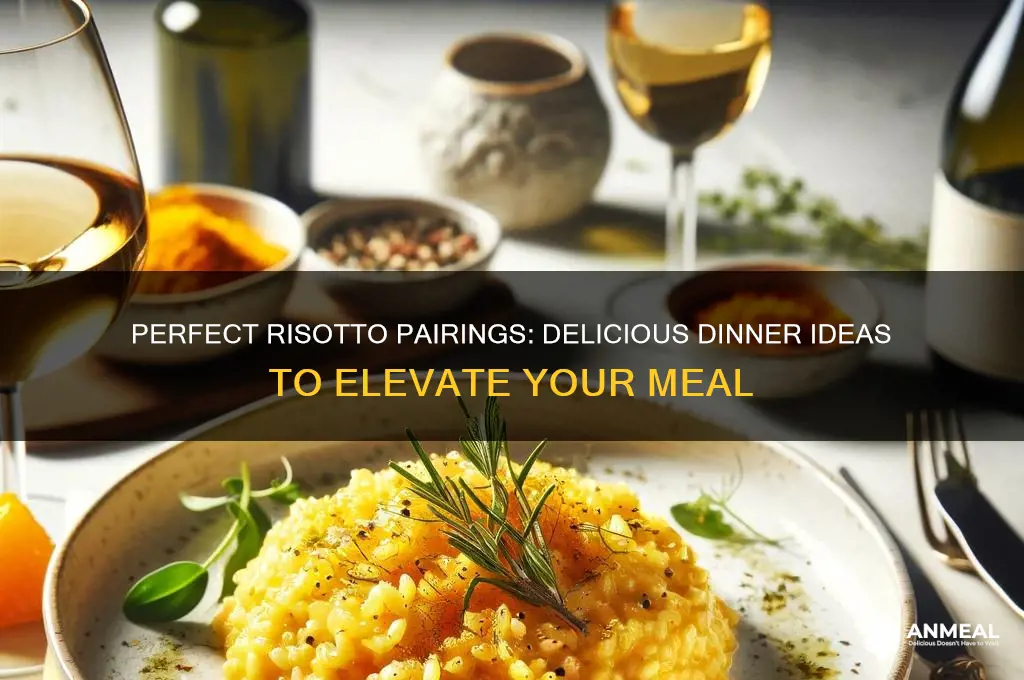 what goes well with risotto for dinner