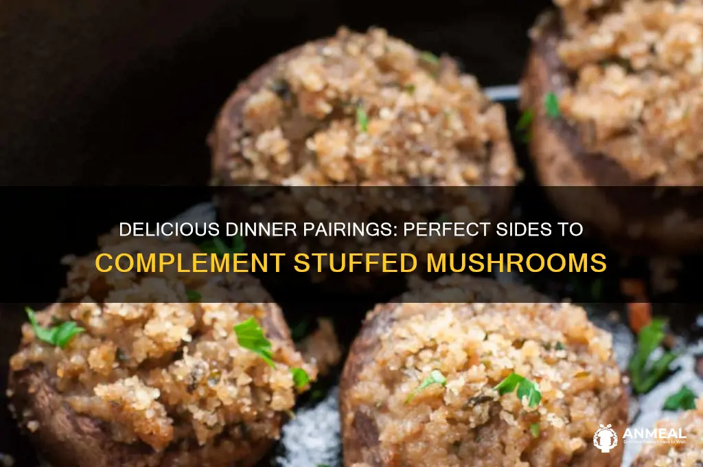 what goes well with stuffed mushrooms for dinner