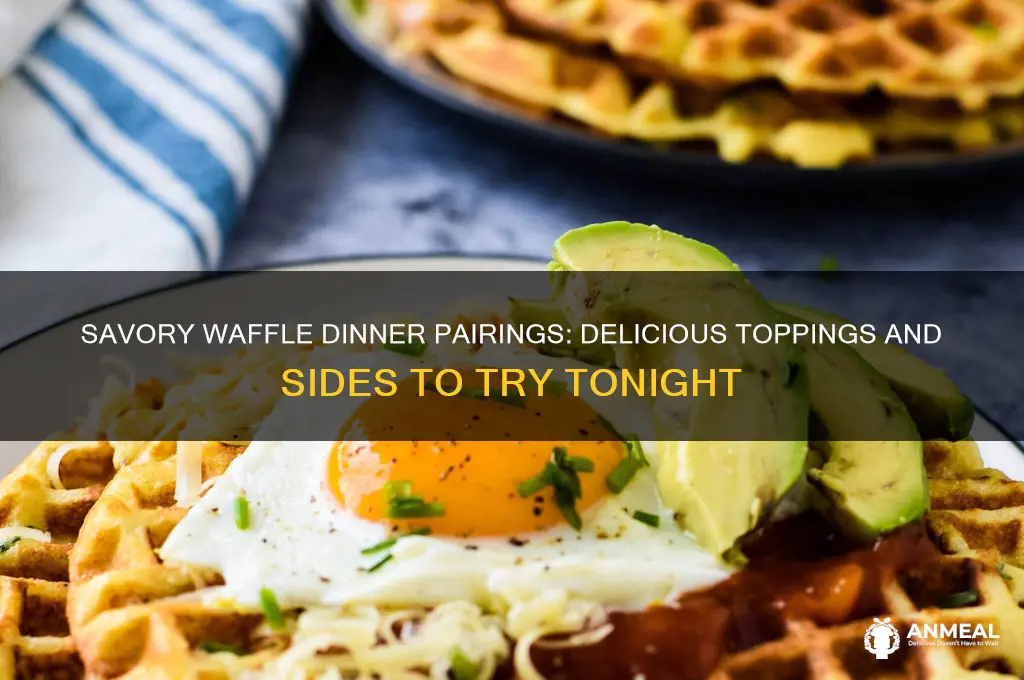 what goes well with waffles for dinner