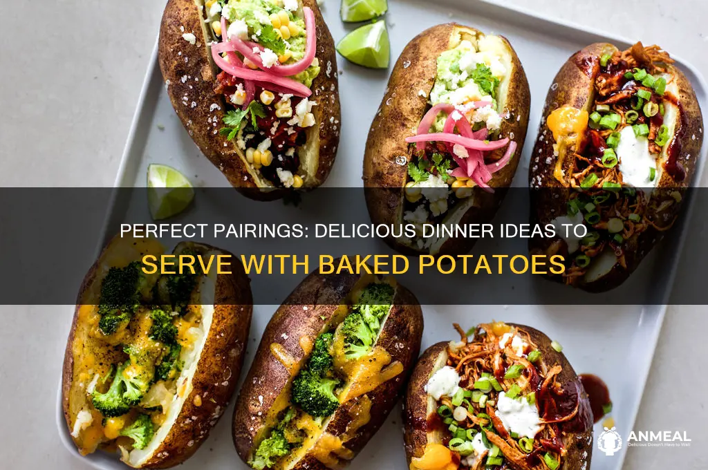 what goes with a baked potato for dinner
