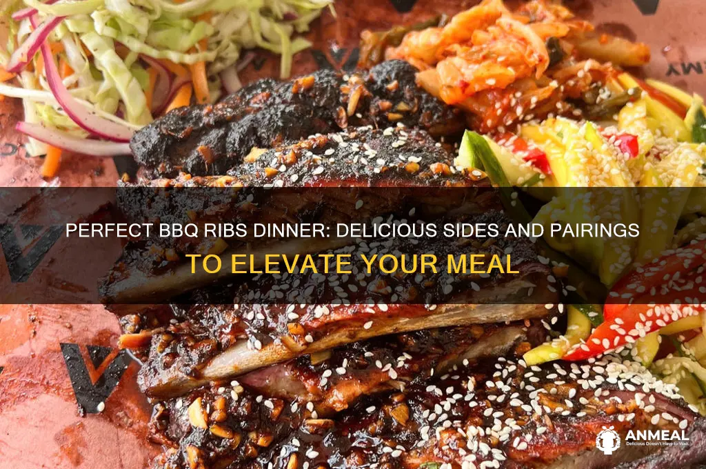 what goes with bbq ribs for dinner