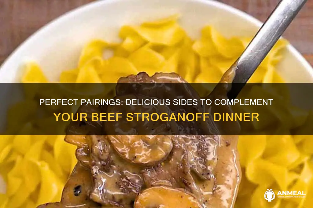 what goes with beef stroganoff for dinner