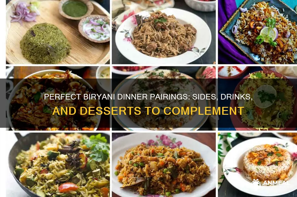 what goes with biryani for dinner