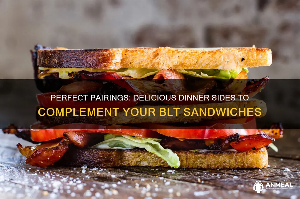 what goes with blt sandwiches for dinner