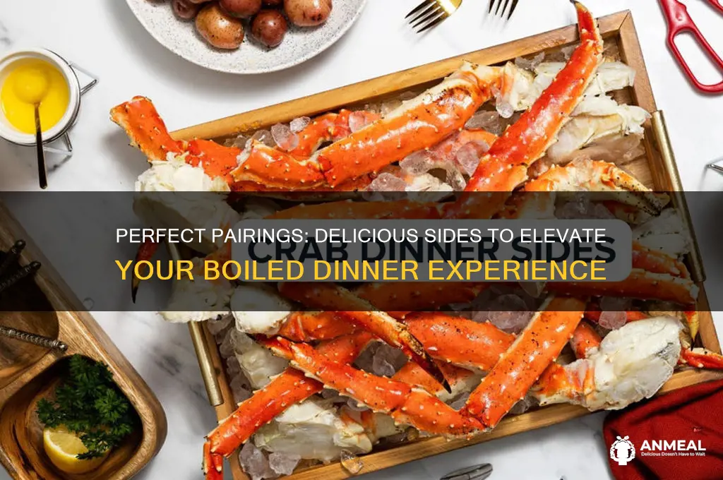 what goes with boiled dinner
