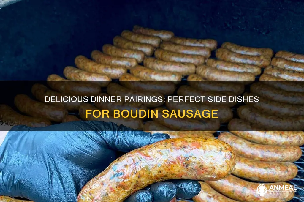 what goes with boudin sausage for dinner