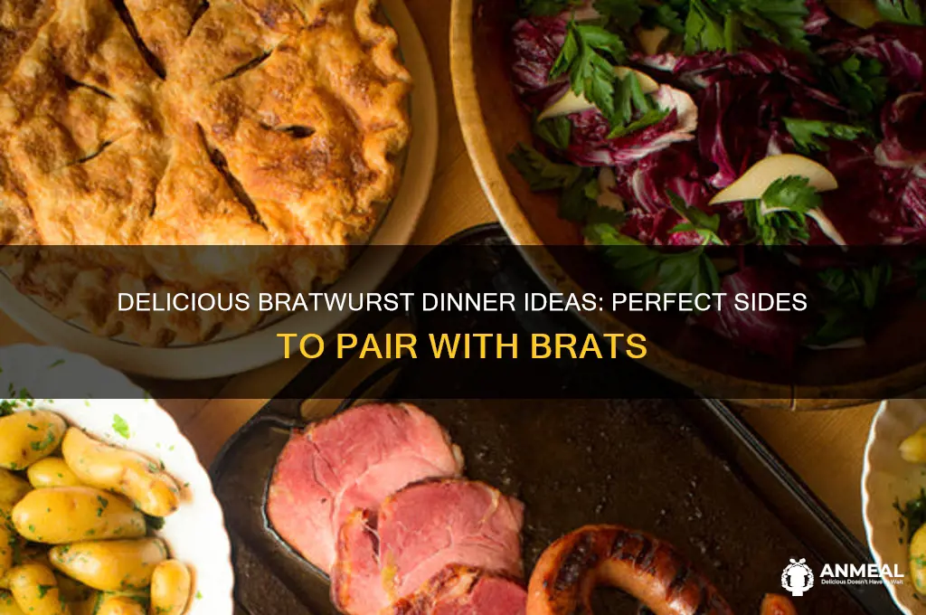 what goes with brats for dinner
