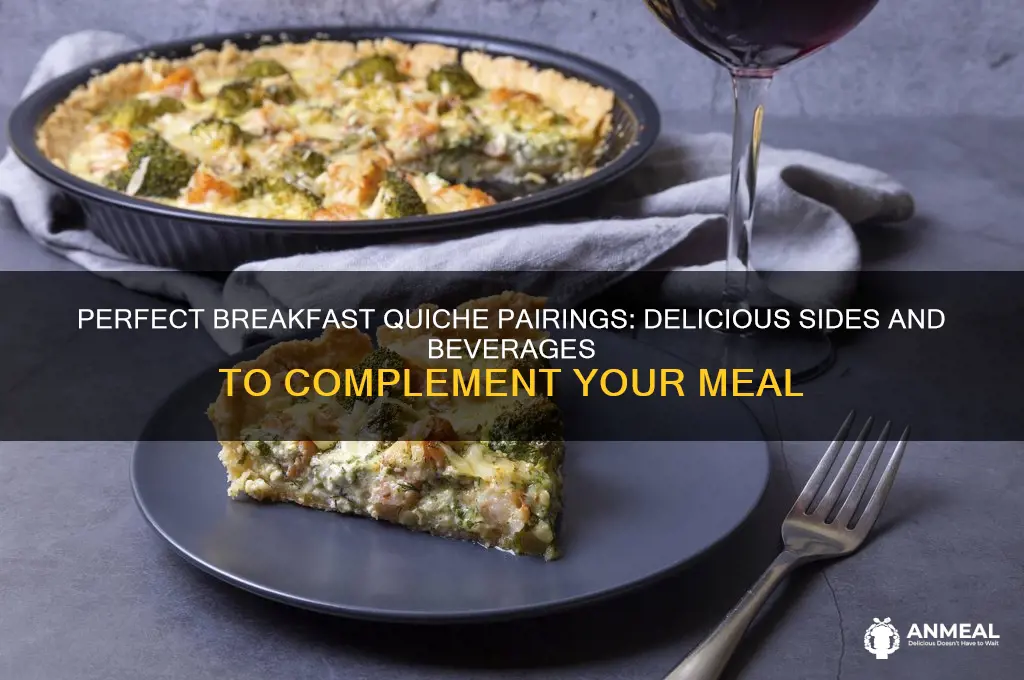 what goes with breakfast quiche