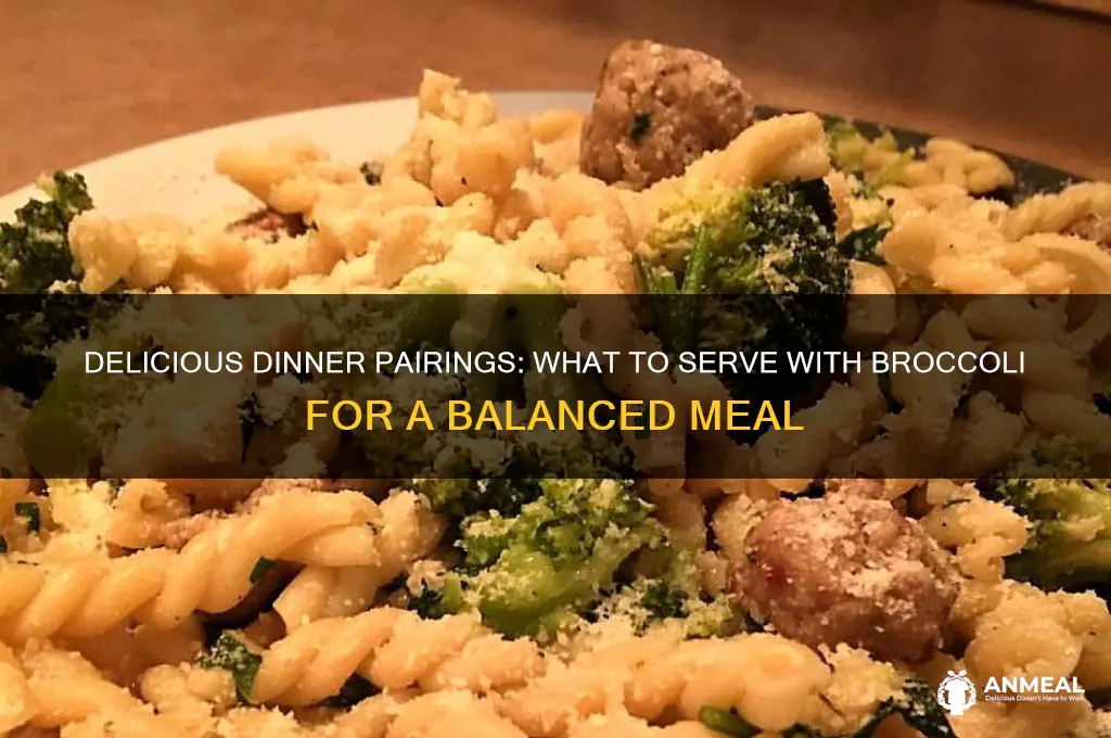 what goes with broccoli for dinner