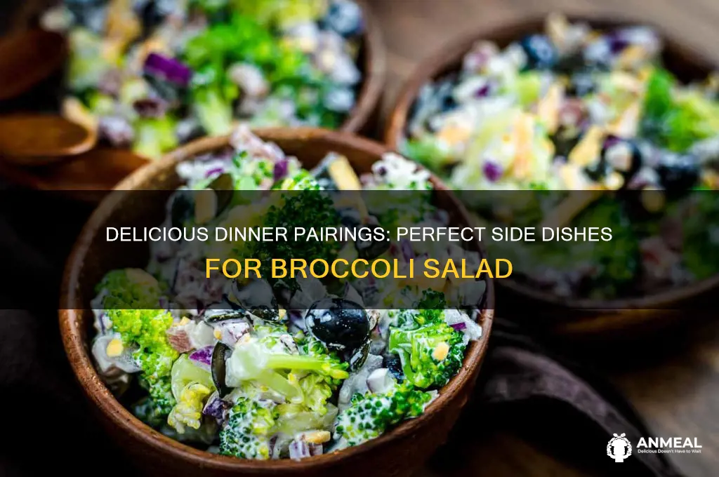 what goes with broccoli salad for dinner