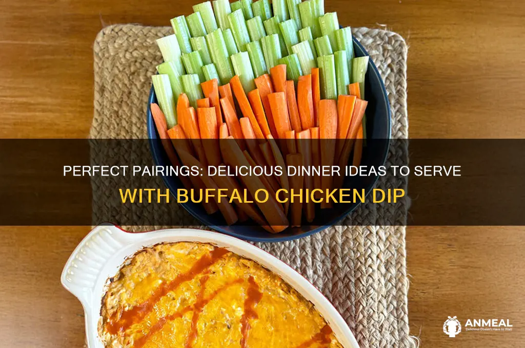 what goes with buffalo chicken dip for dinner
