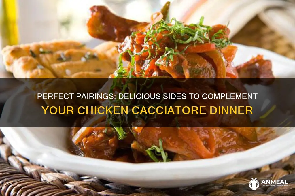 what goes with chicken cacciatore for dinner