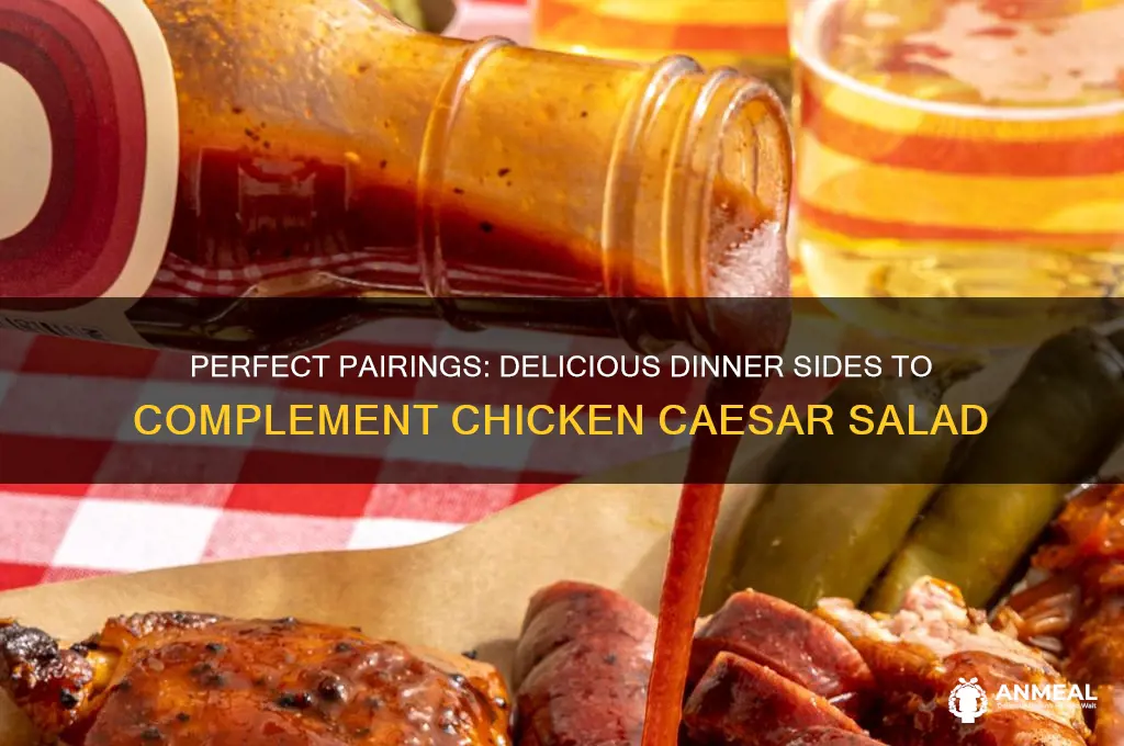 what goes with chicken caesar salad for dinner