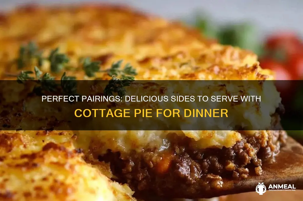 what goes with cottage pie for dinner