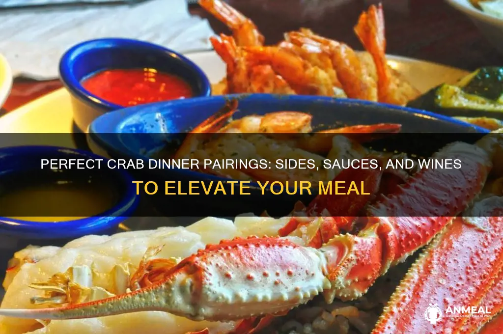 what goes with crab for dinner