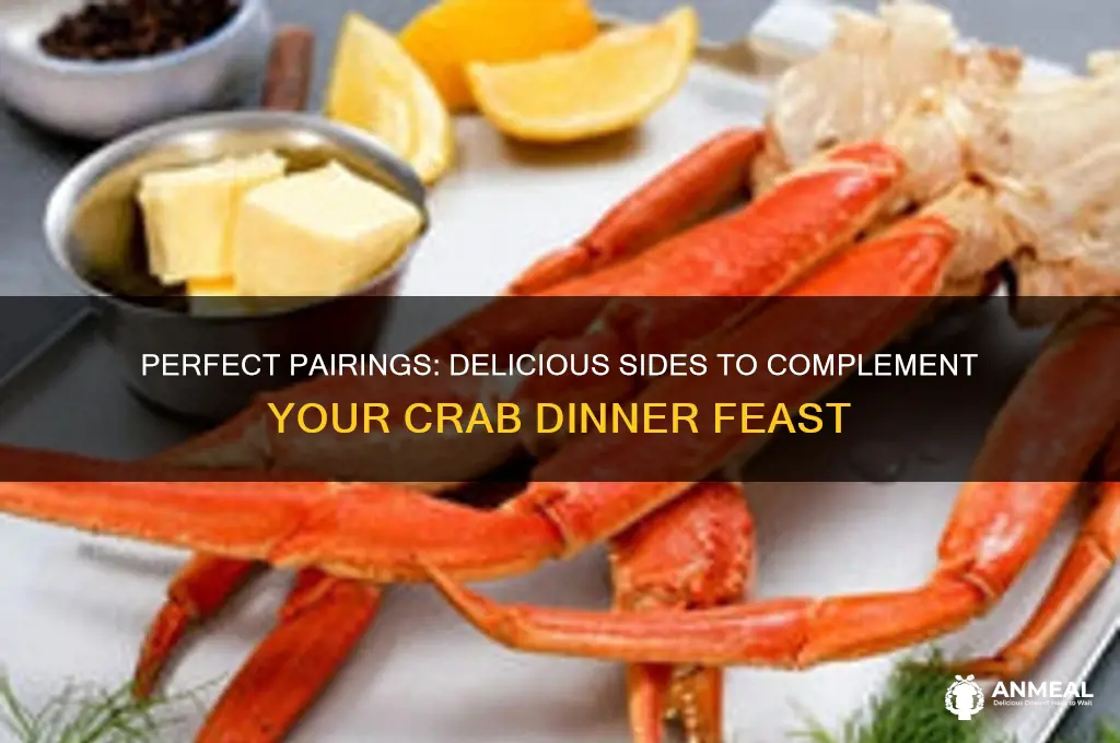 what goes with crabs for a dinner