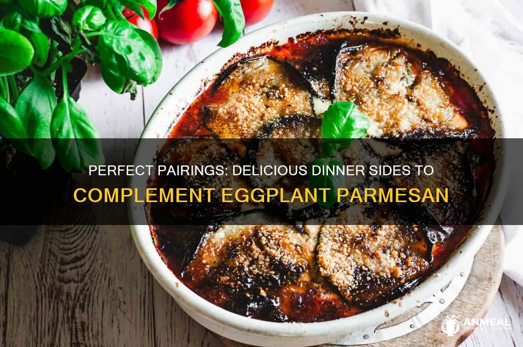 what goes with eggplant parmesan for dinner