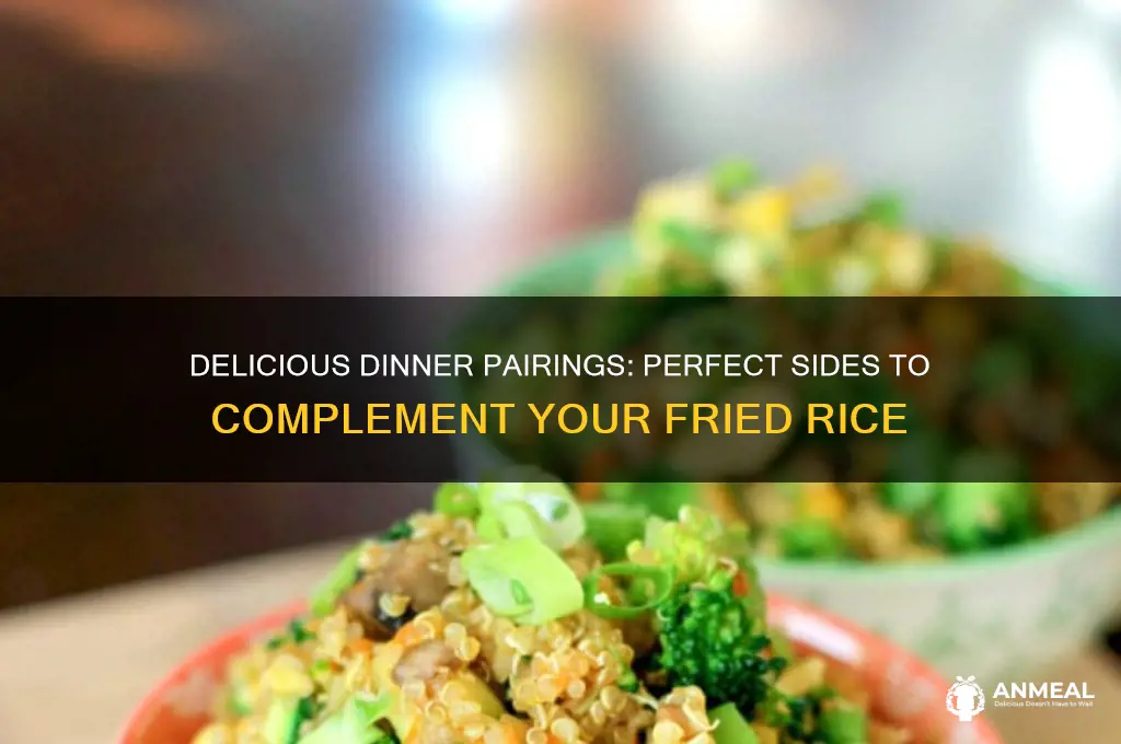 what goes with fried rice for dinner