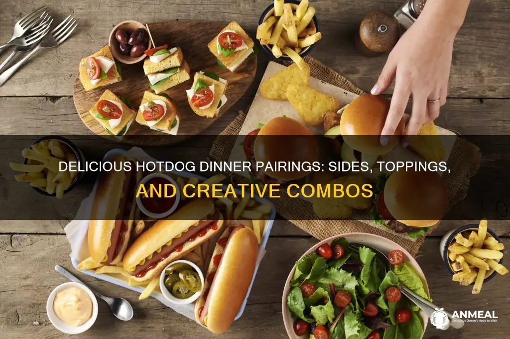 what goes with hotdogs for dinner