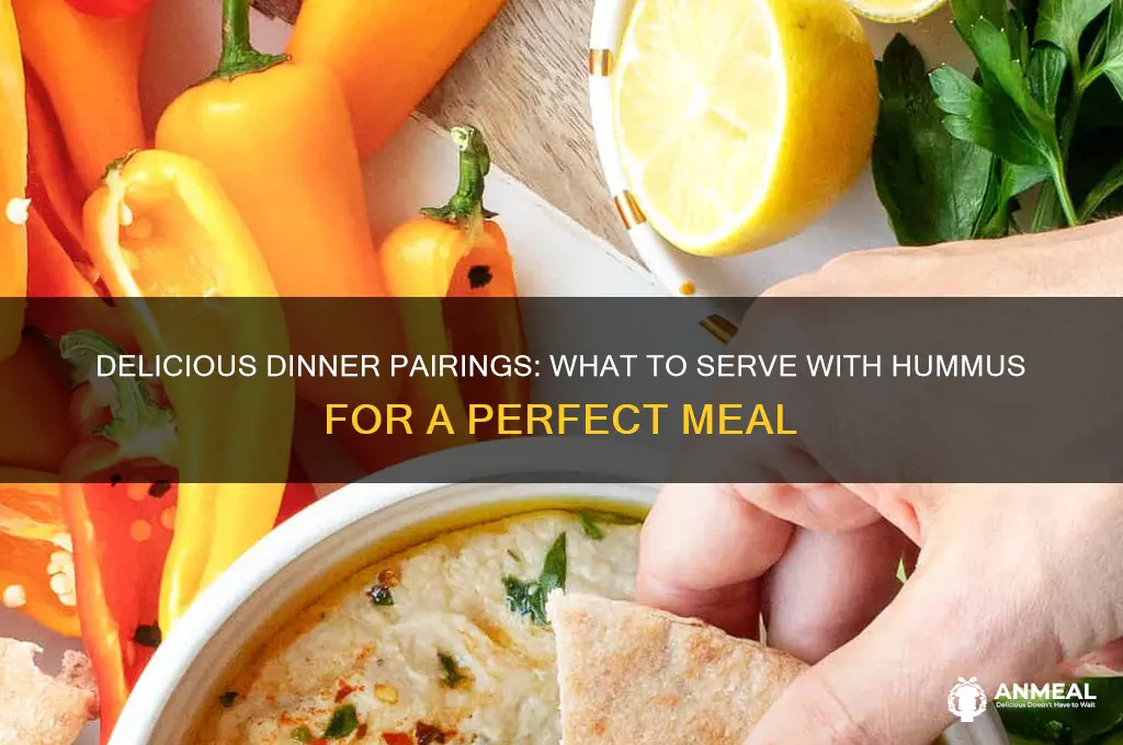 what goes with hummus for dinner