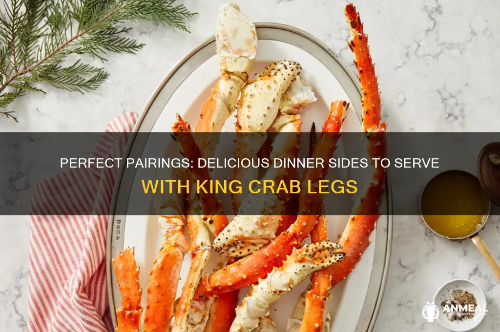 what goes with king crab legs for dinner