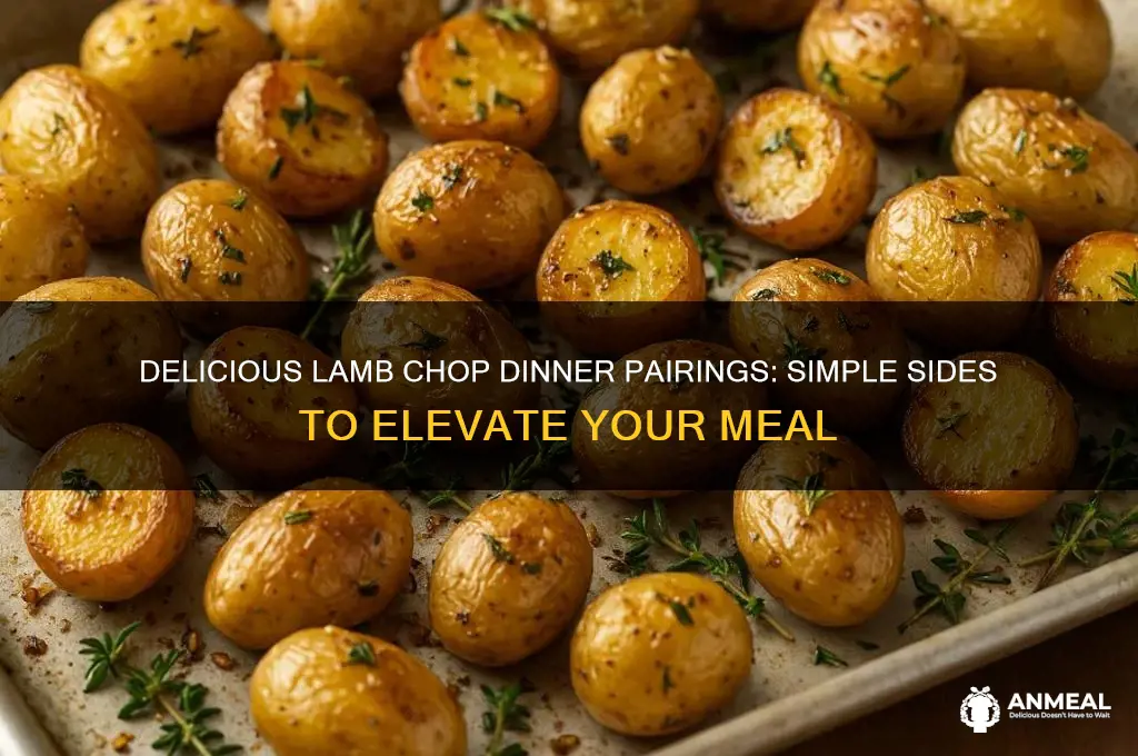 what goes with lamb chops for dinner easy