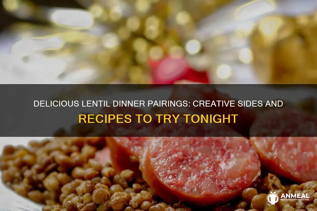 what goes with lentils for dinner
