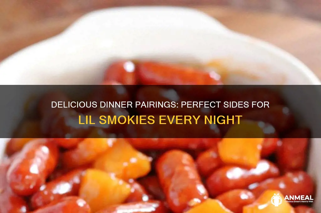 what goes with lil smokies for dinner