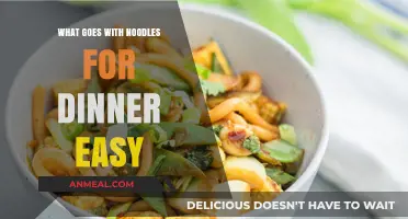 Quick Dinner Ideas: Perfect Pairings for Easy Noodle Meals Tonight