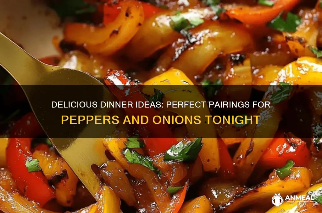 what goes with peppers and onions for dinner