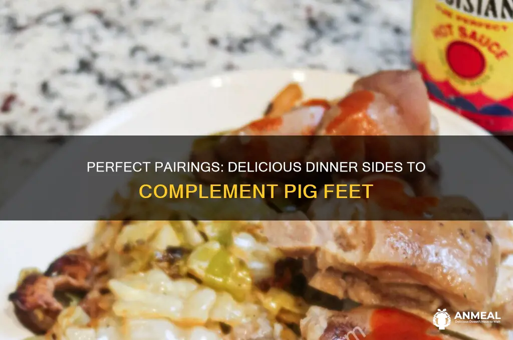 what goes with pig feet for dinner