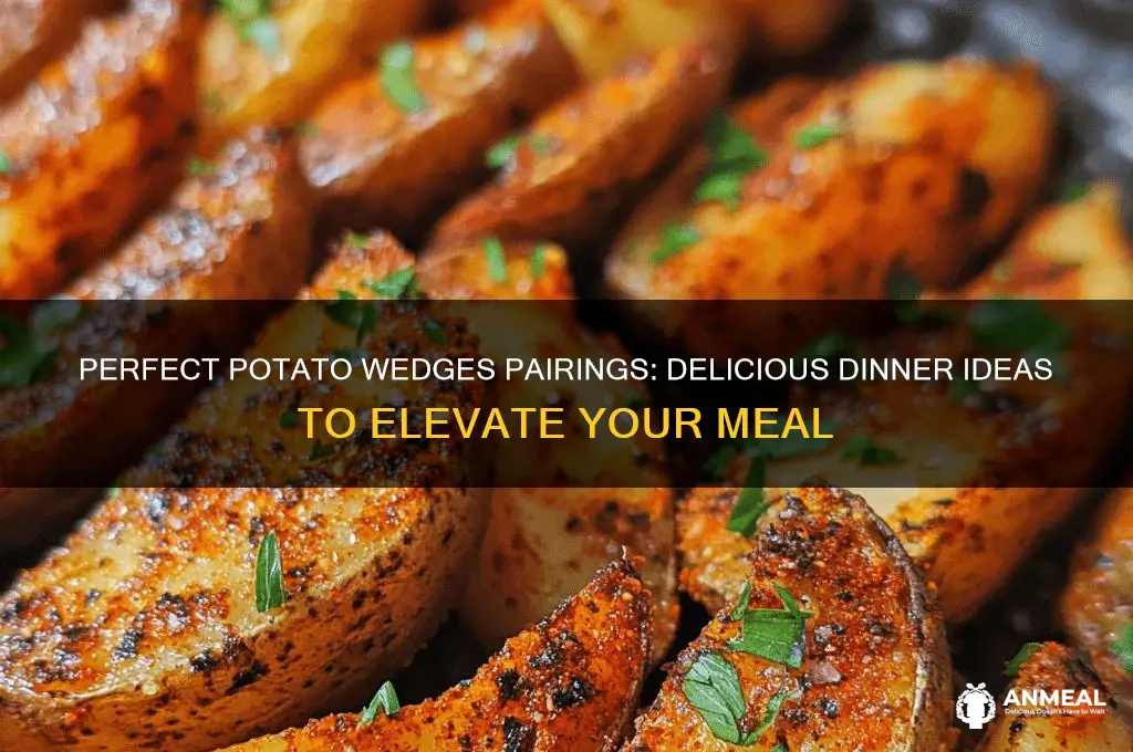what goes with potato wedges for dinner