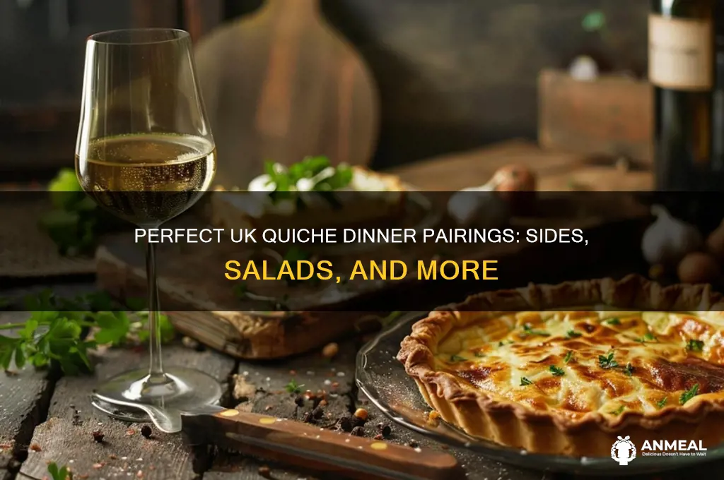 what goes with quiche for dinner uk