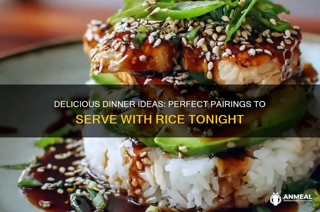 what goes with rice for dinner