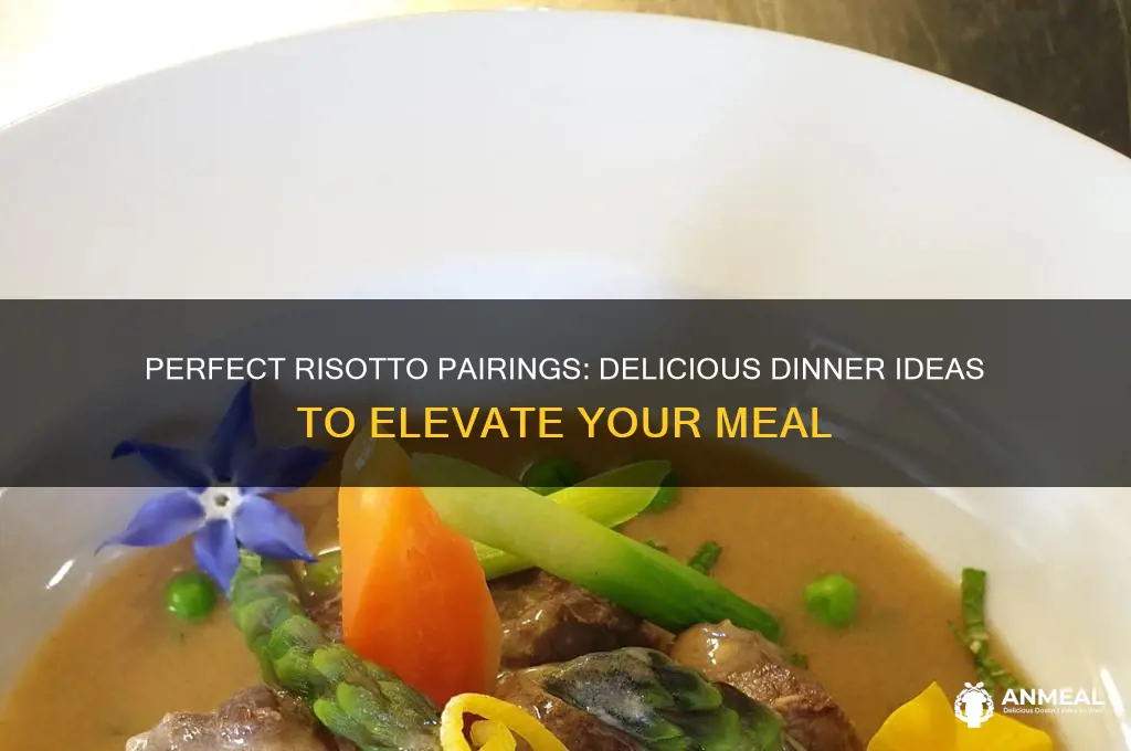 what goes with risotto for dinner