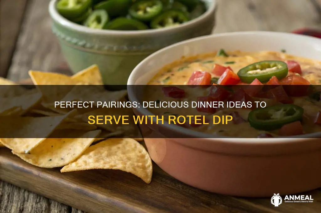 what goes with rotel dip for dinner