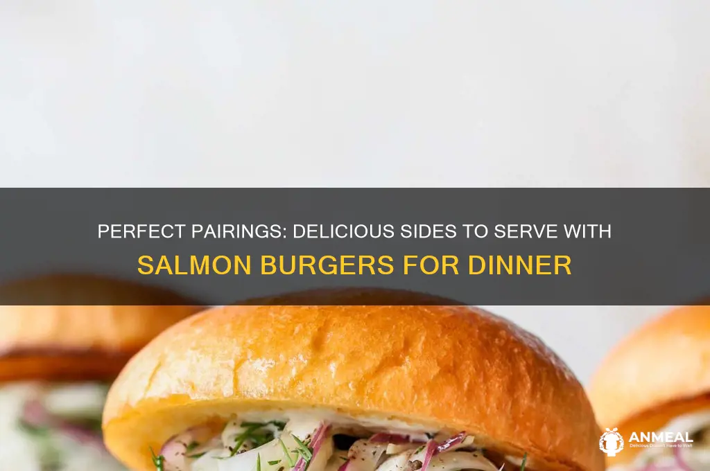 what goes with salmon burgers for dinner