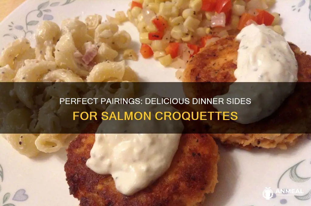 what goes with salmon croquettes for dinner
