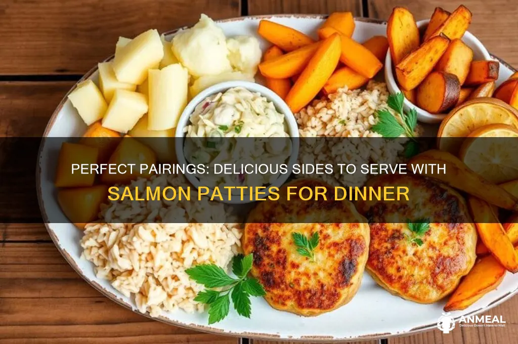 what goes with salmon patties for dinner