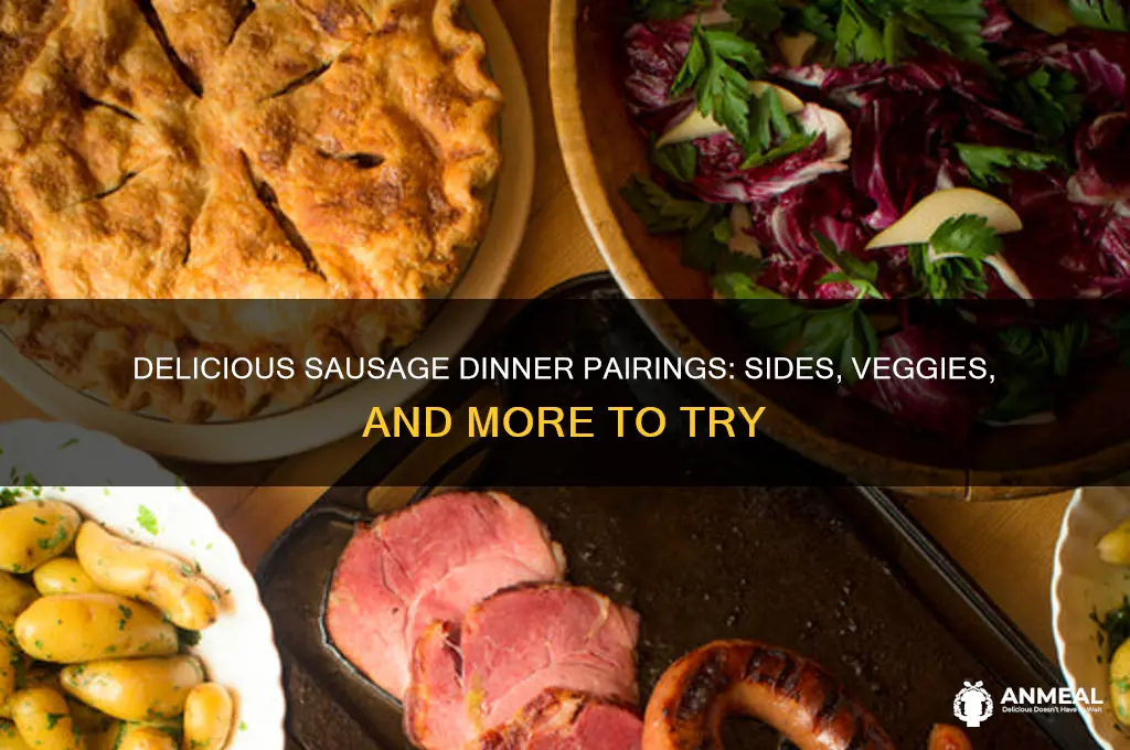 what goes with sausages for dinner